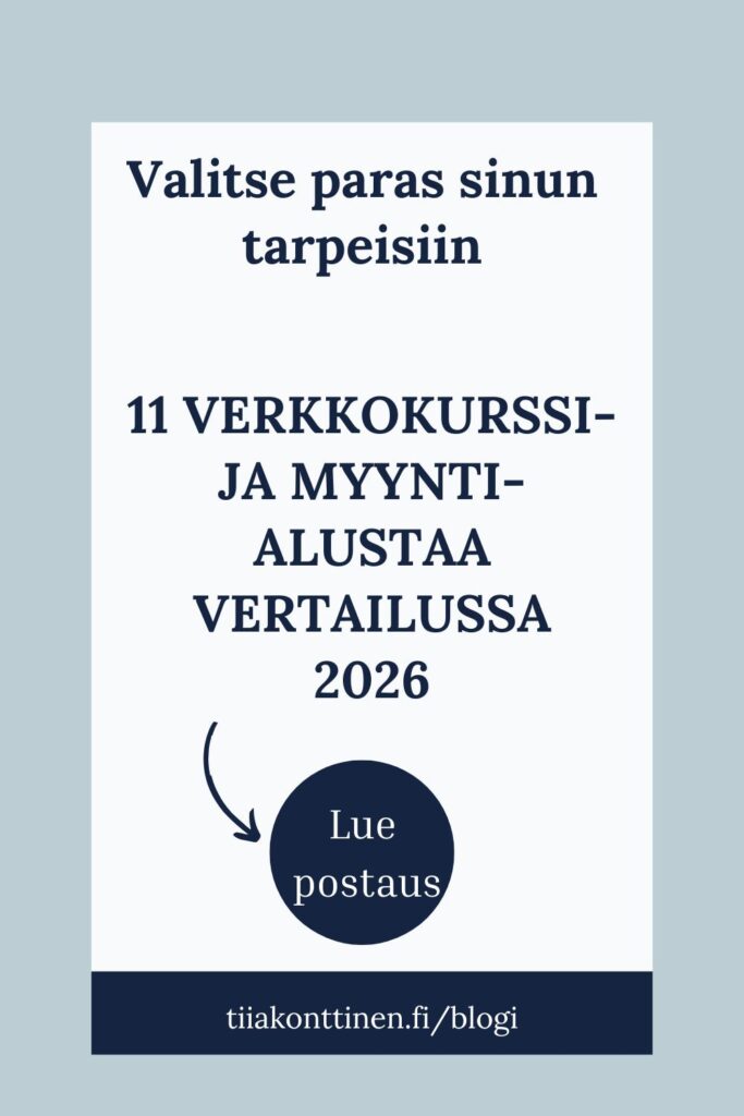 11 verkkokurssi- ja myyntialustaa vertailussa