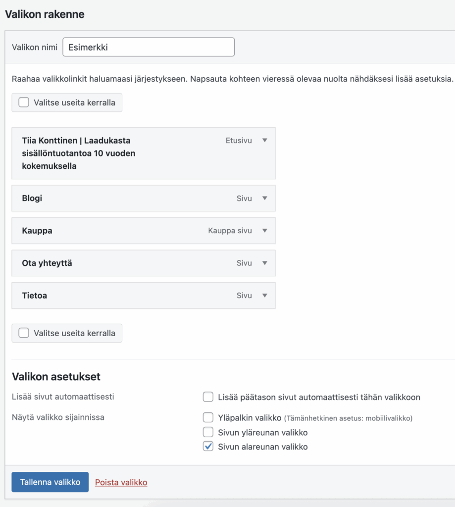 Miten luoda sivuja WordPress-sivustolla